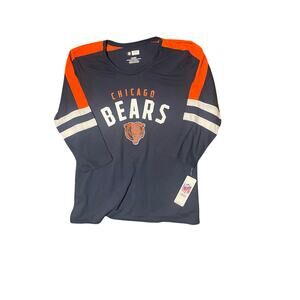 NWT Women's Chicago Bears Size XL NFL Team Apparel 3/4 Length Sleeves